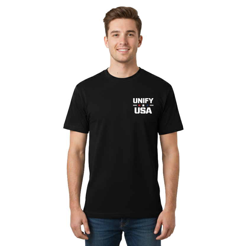 UNIFY USA t-shirt back - patriotic movement shirt